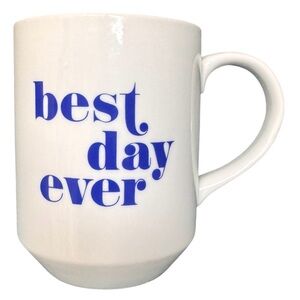 Best Day Ever Mug by Pastel, Coffee, Tea, Popsugar, Blue and White, Gift, cup